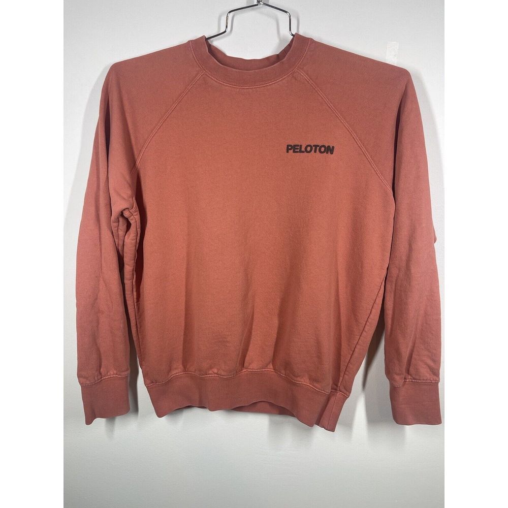 Spiritual Gangster x Peloton Women's Peach Pullover French Terry Sweatshirt Sz S